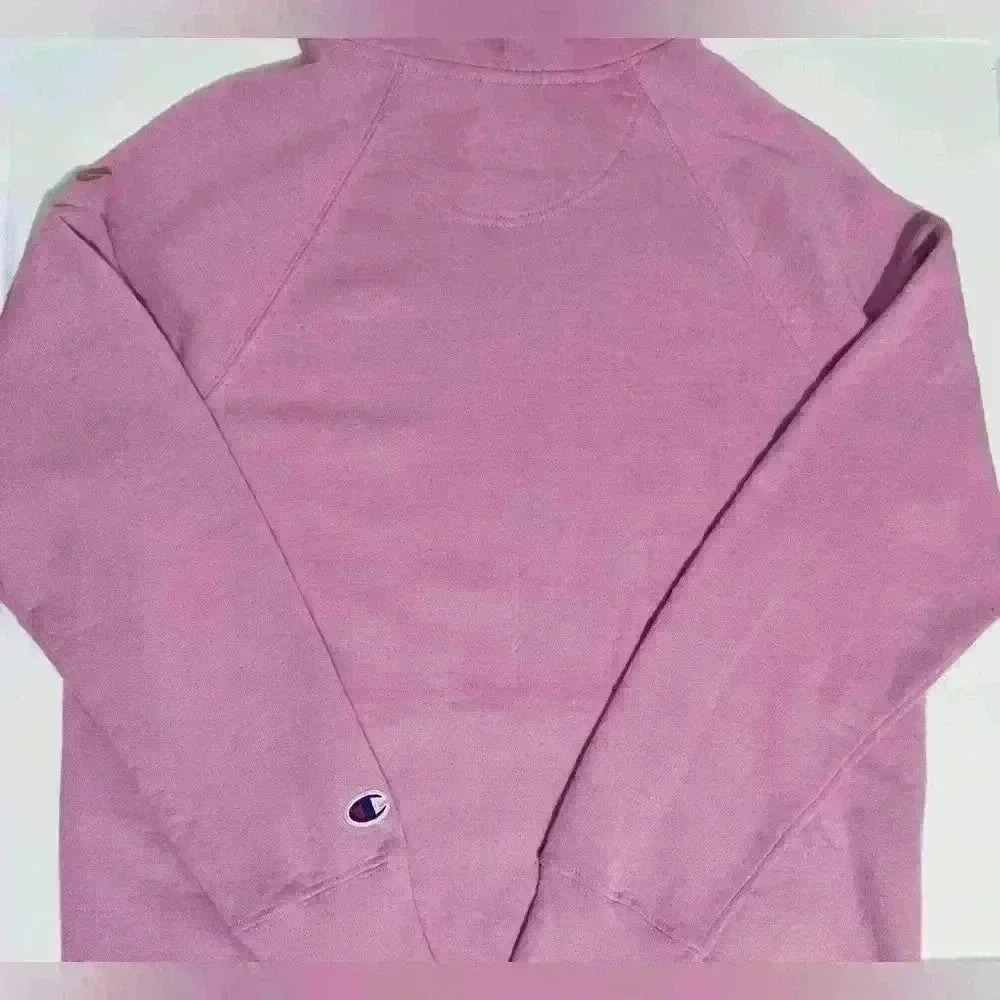 Champion Powerblend Graphic Hoodie, Women’s Size Medium, in color Paper Orchid - Picture 2 of 10